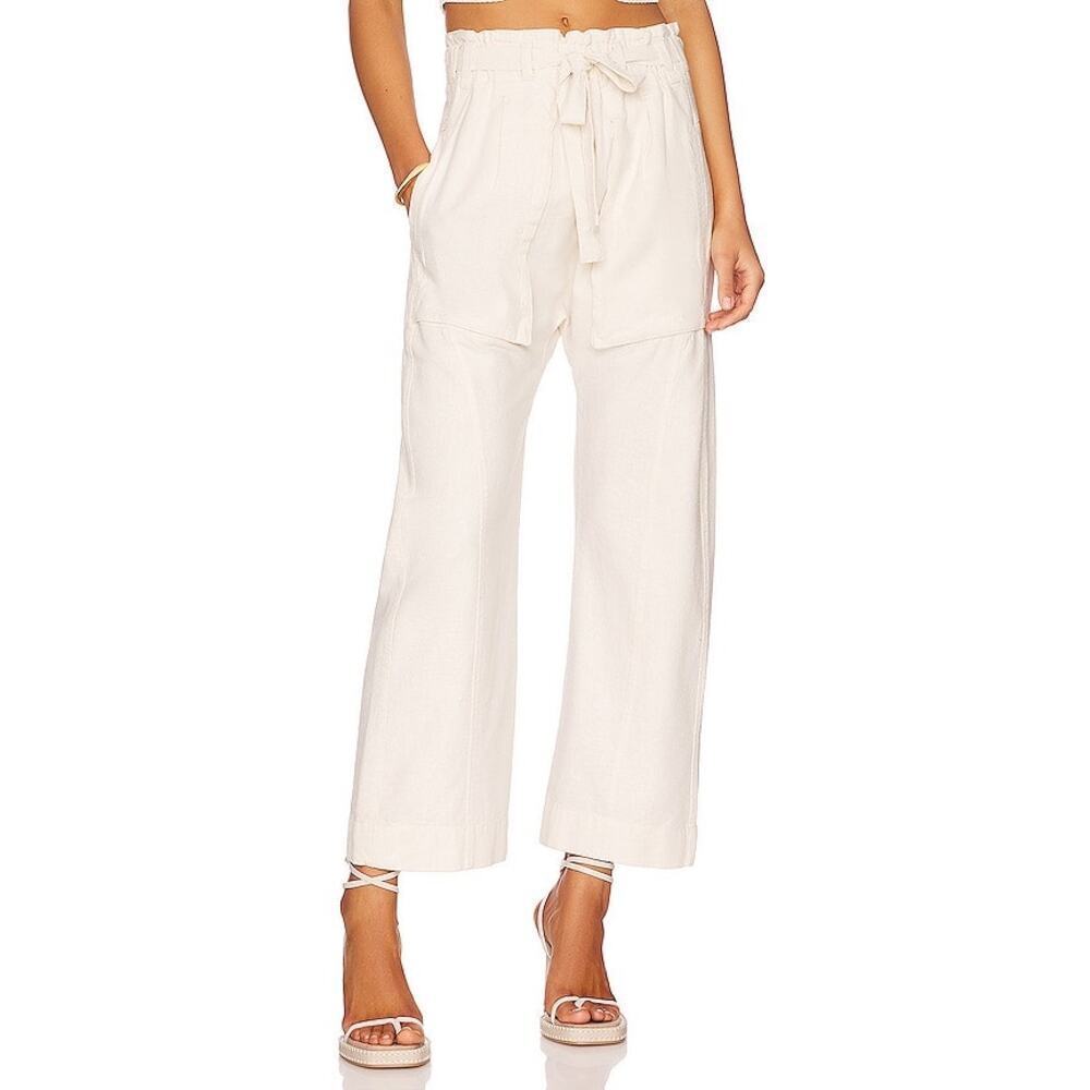 Free People Sky Rider Pant in Ecru Size XS - Picture 2 of 3